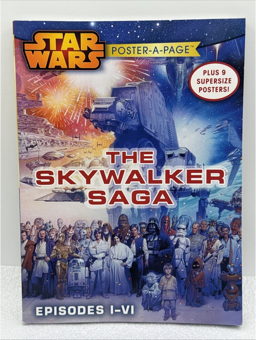 Star Wars Poster-A-Page The Skywalker Saga Episodes I-VI 8 Posters Included 2014